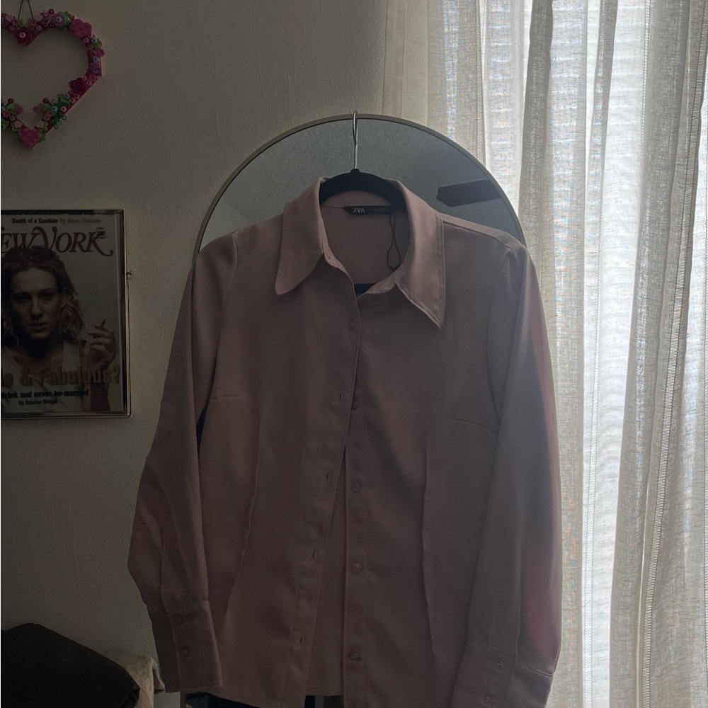 Zara Blush Pink Blouse